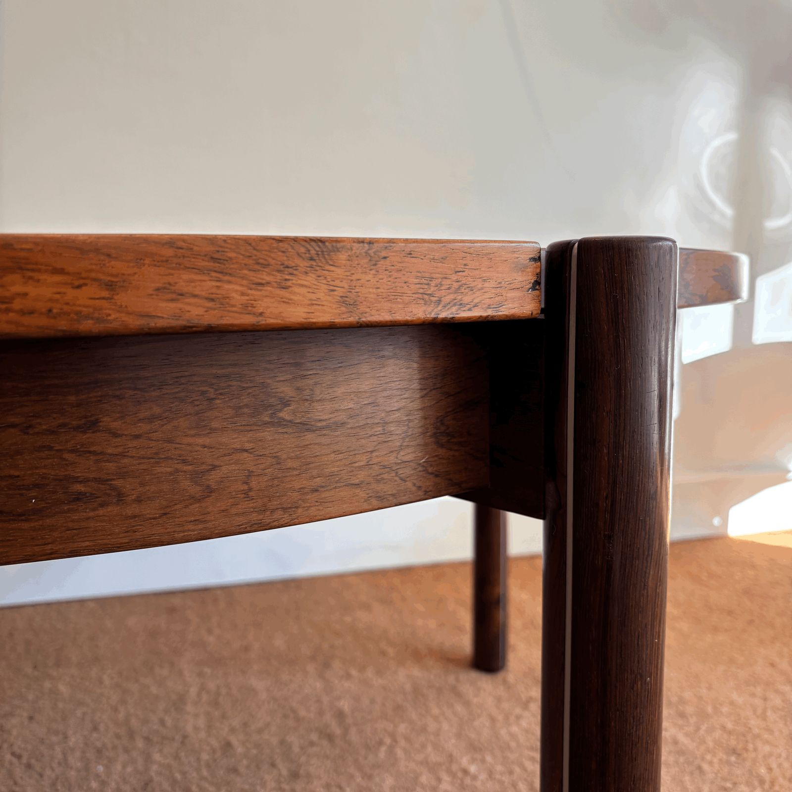 Hans Jørgen Frydendal Rosewood Coffee Table, Denmark, 1960s photo vintage