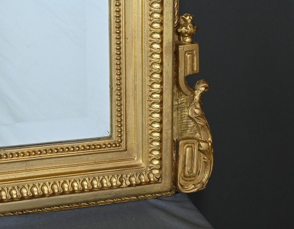 photo buy Gilded Wood Mirror Louis XVI Style  Part 2 19th Century