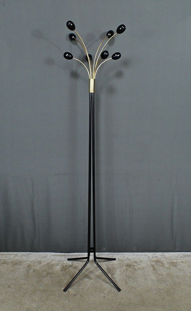 photo furniture Coat Rack In Lacquered Metal  Italian Design – 1960