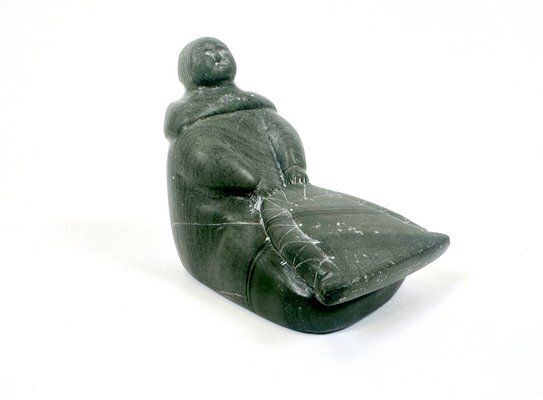 Canadian Inuit Woman Sculpture, 1960s