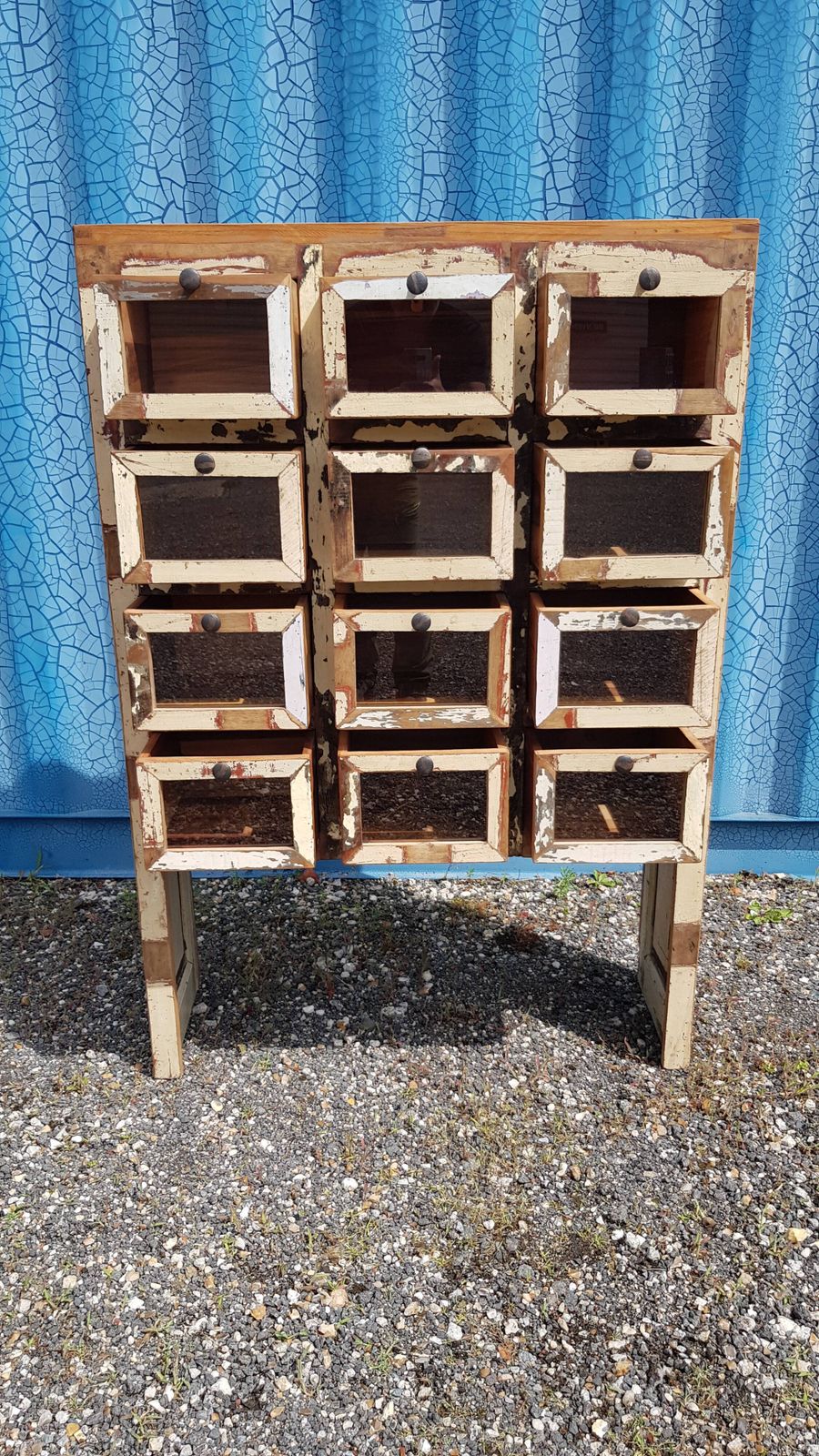 Merchant's Furniture   12 Drawer Teak Chest Of Drawers photo for sale