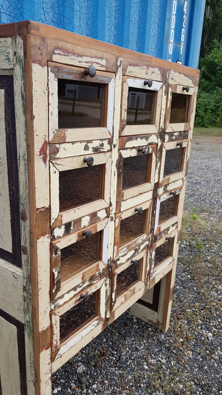 photo for sale Merchant's Furniture   12 Drawer Teak Chest Of Drawers
