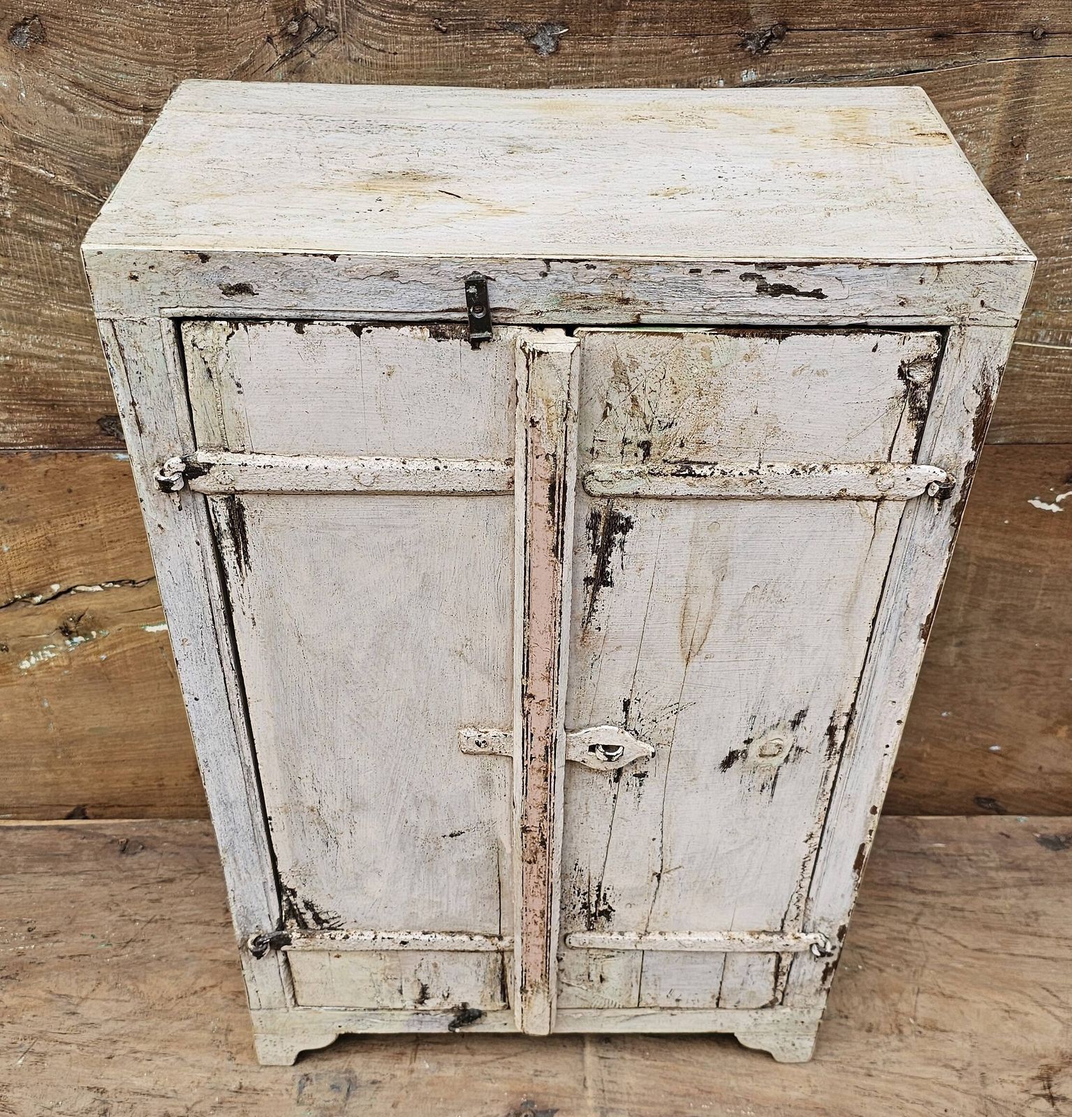 Antique Bedside Cabinet   Tribal Cabinet In Burmese Teak photo for sale
