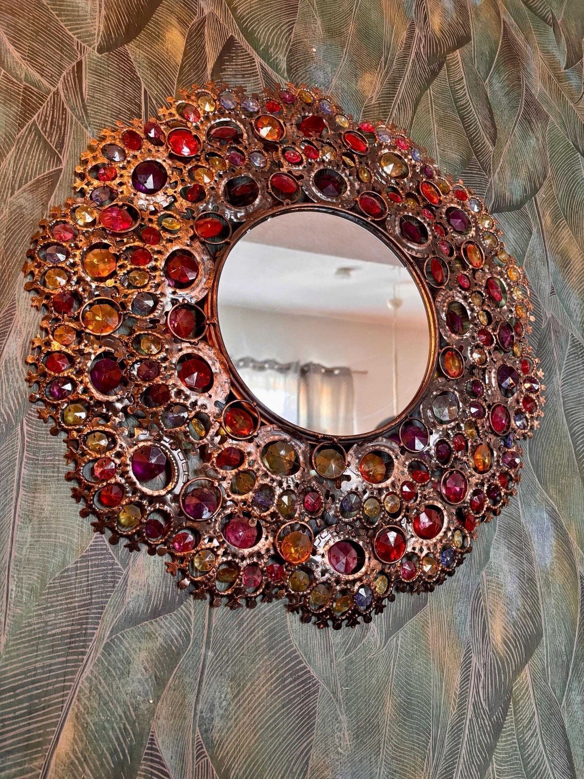 Wall Mirrors   Glass, Copper, Metal   Mirrors Made Of Aged Copper Alloy And Metal photo vinterior