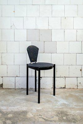 Postmodern Chairs And Storage Unit, 1980s, Set Of 5 photo Furniture