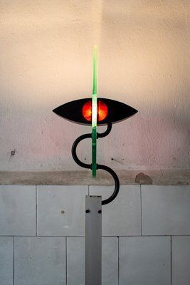 Olympia Floor Lamp By Carlo Forcolini For Artemide, 1980s photo for sale