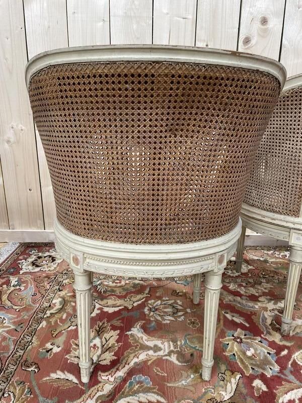 photo for sale Salon De Style Louis XVI En Cannage 1900