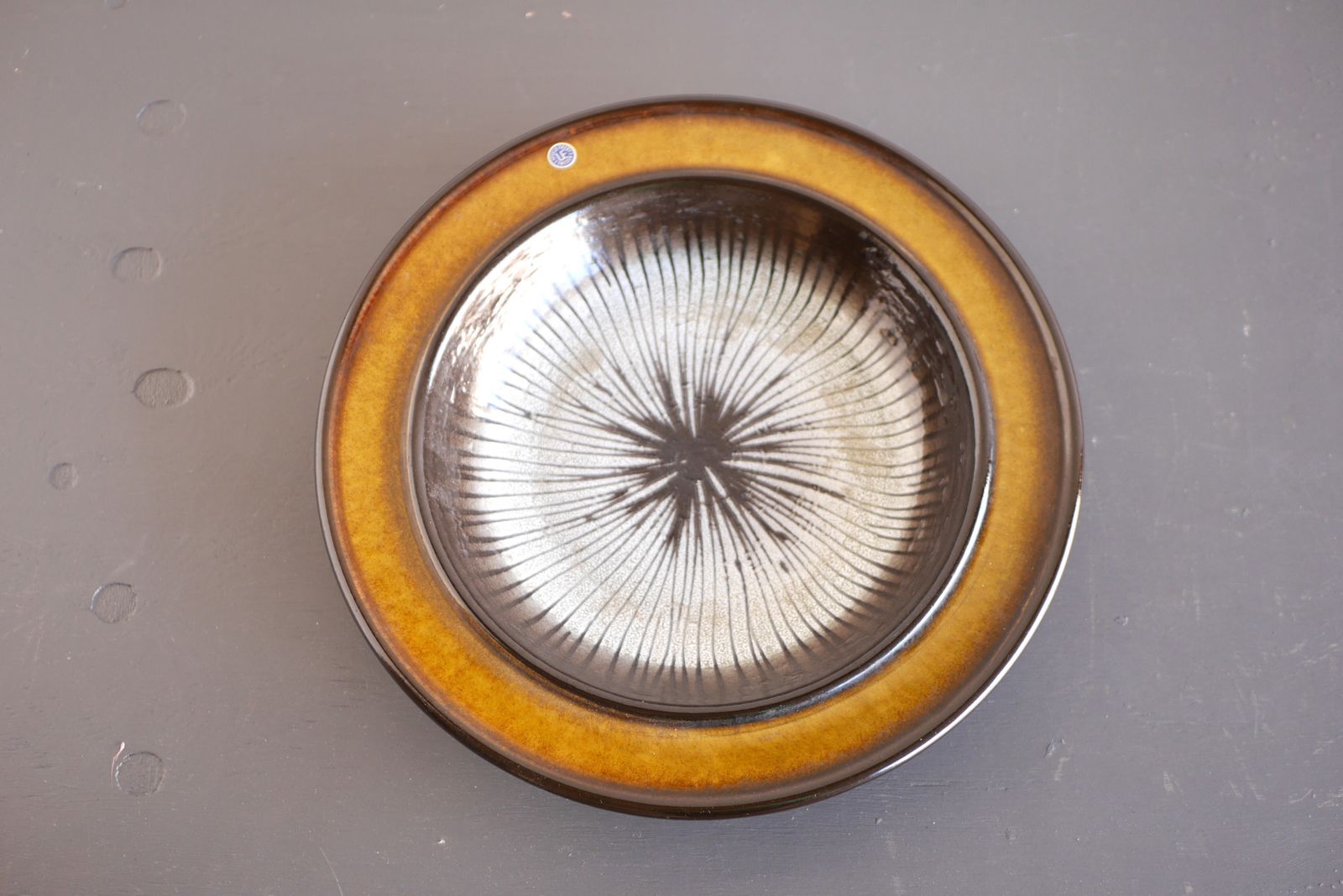 Large Mid Century Modern Pottery Bowl Made By Mari Simmulson For Upsala Ekeby, Art Ceramic Known As "Cleo" From 1970s photo vinterior