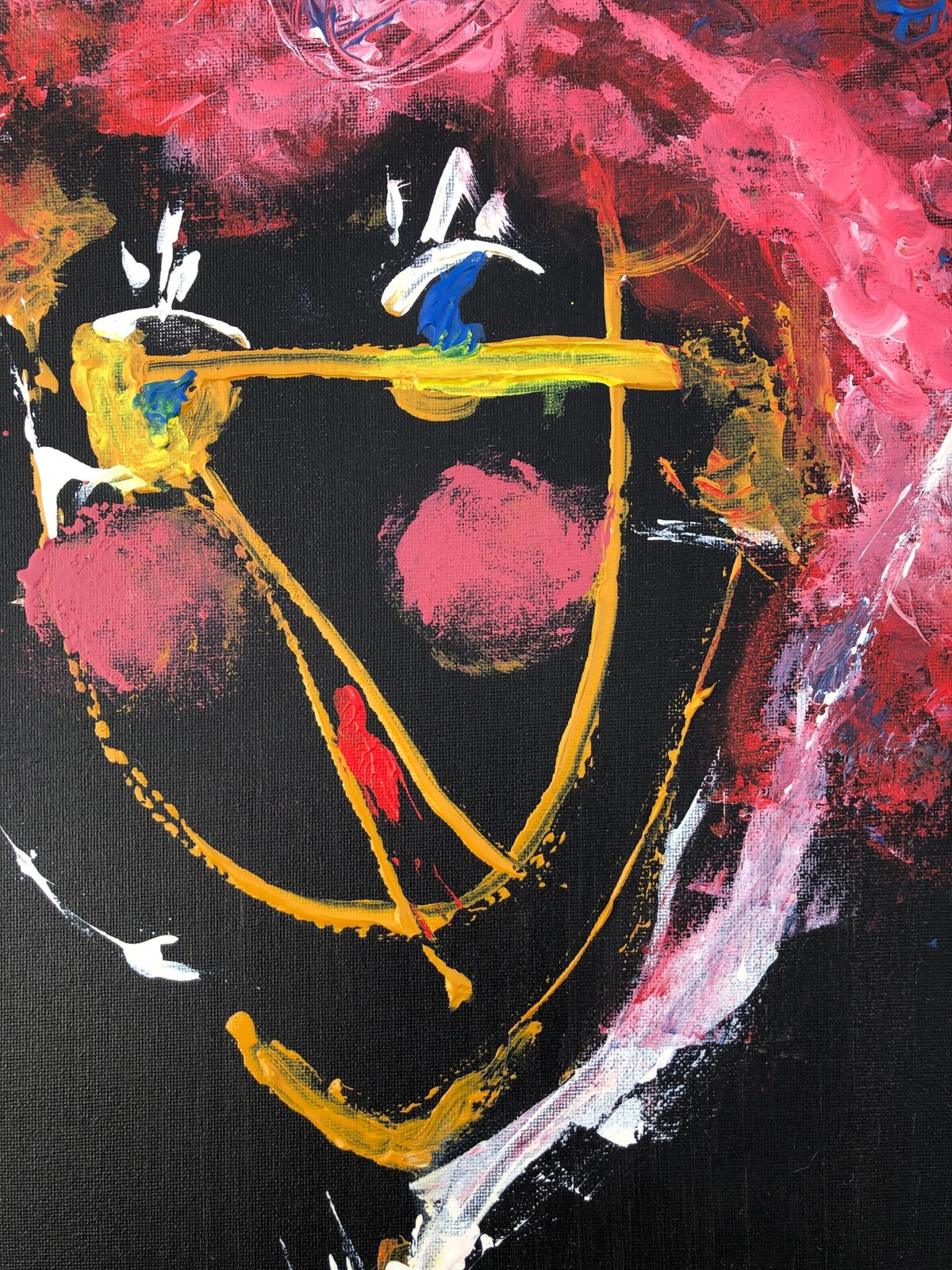 Nerea Chaos The Woman Who Smiles For No Reason Oil On Canvas photo buy