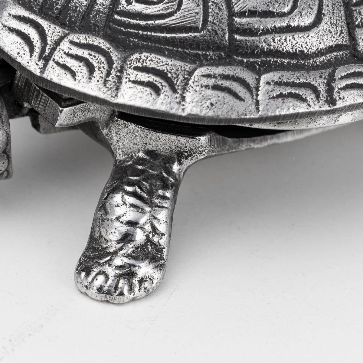 photo for sale Antique 20th Century English Novelty Cast Iron Tortoise Desk Bell C.1910