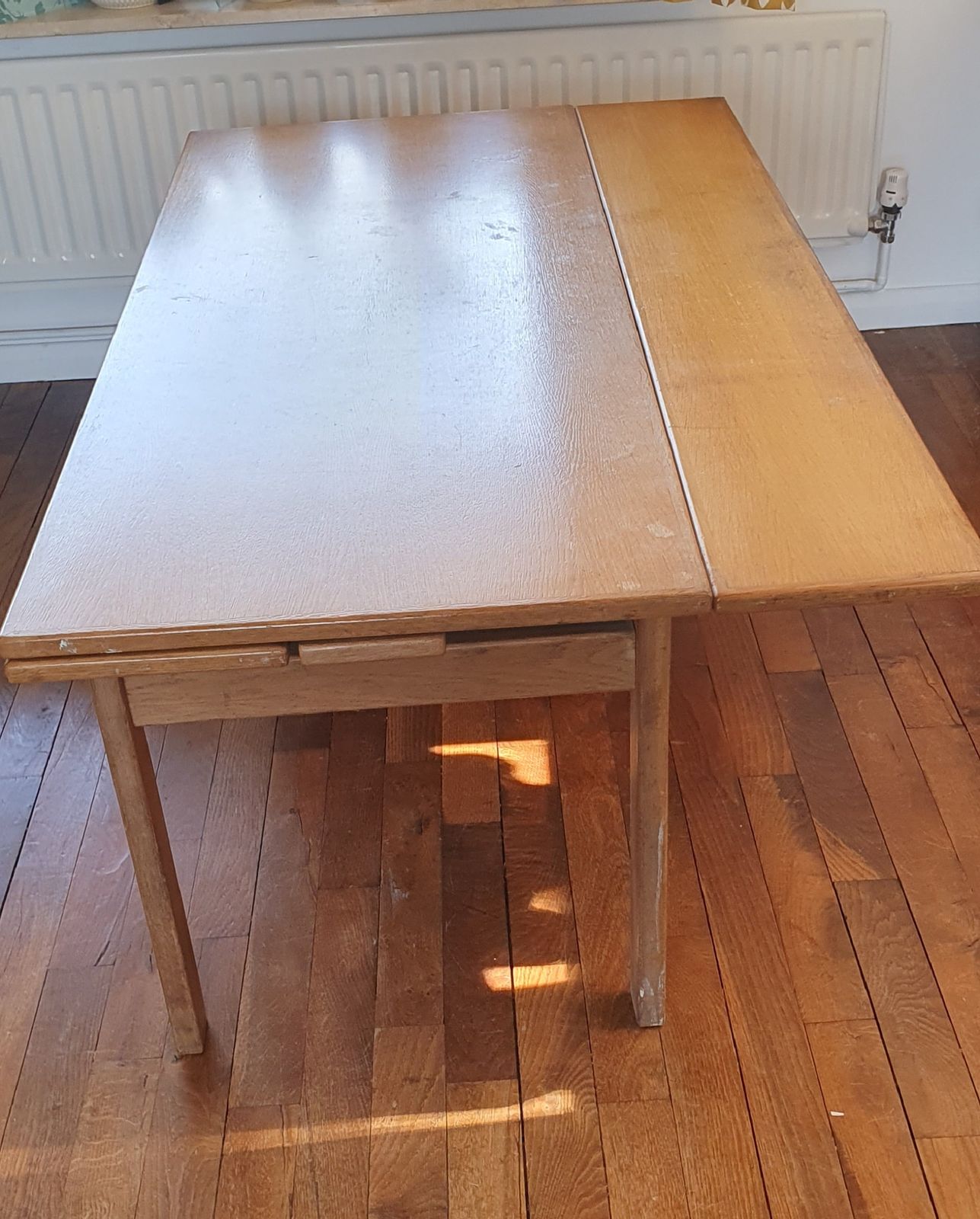 Mid Century Ikea Kombina Dining / Coffee Table In Oak By Eric Worts From 1969   Rare Example photo for sale