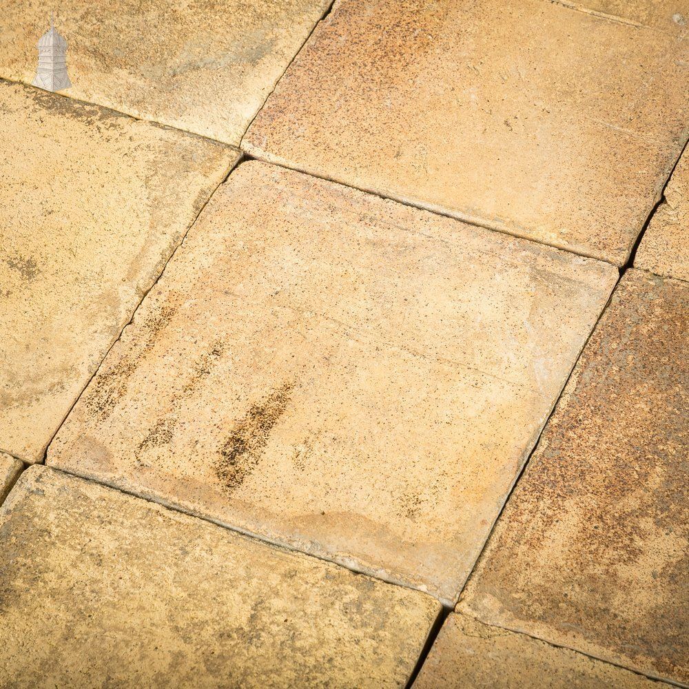 photo vinterior Buff Floor Tile, Reclaimed 12" X 12", Batch Of 176   16 Square Metres