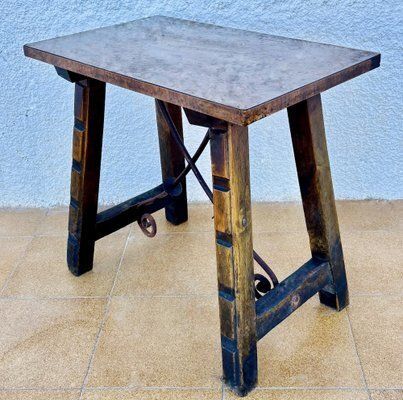 Vintage Castilian Worktable, 1950s photo Furniture