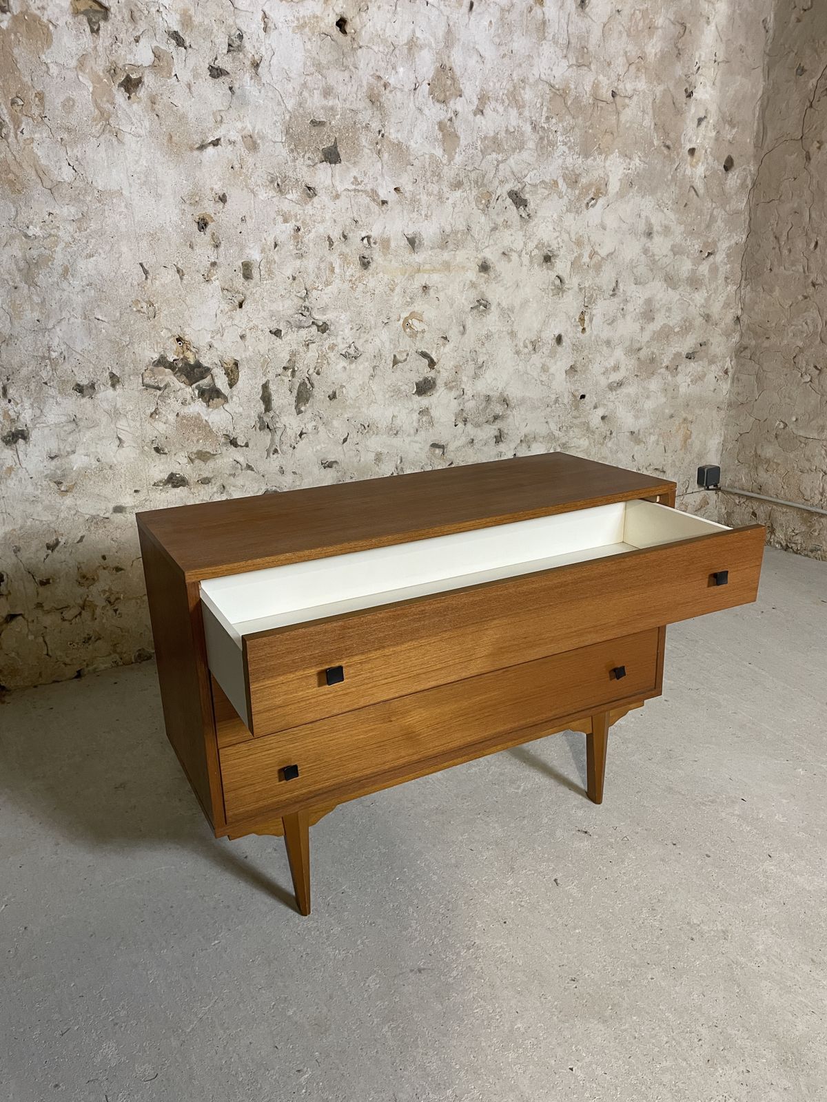 Wooden Convenient  Chest Of Drawers photo vintage