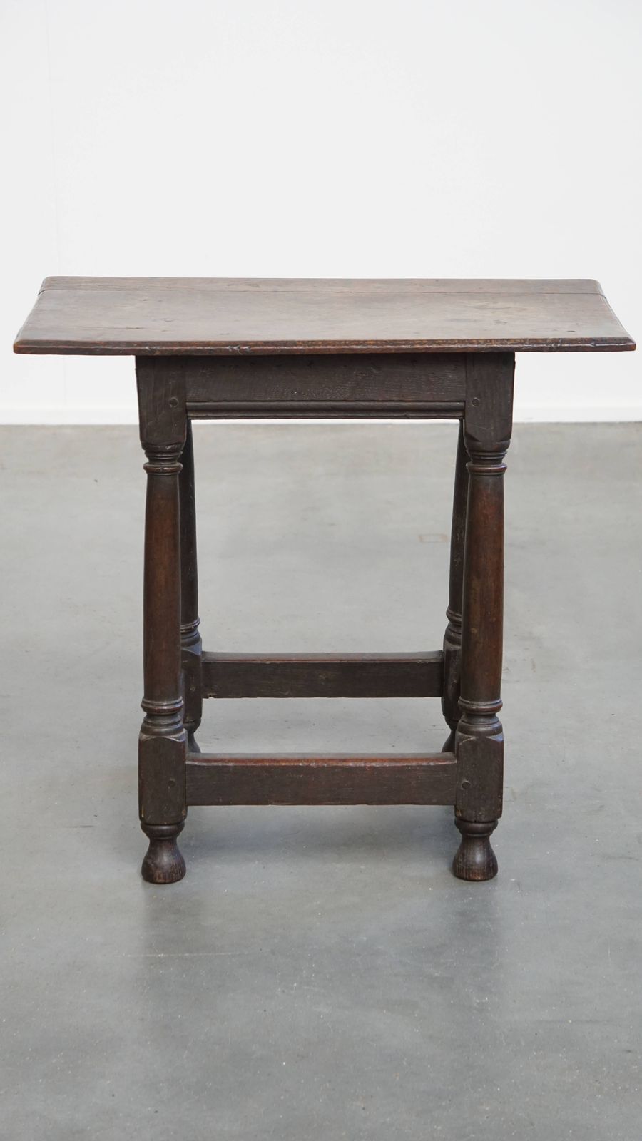 Charming, Large Antique English Side Table/Stool With A Beautiful Patina photo Furniture