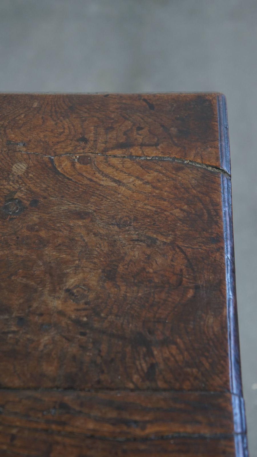 697.6451999999999 Charming, Large Antique English Side Table/Stool With A Beautiful Patina photo