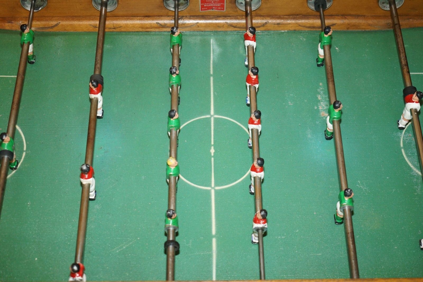 Antique French Cir 1920's R Wolff Les Jeux Automatiques Football Foosball Table photo buy