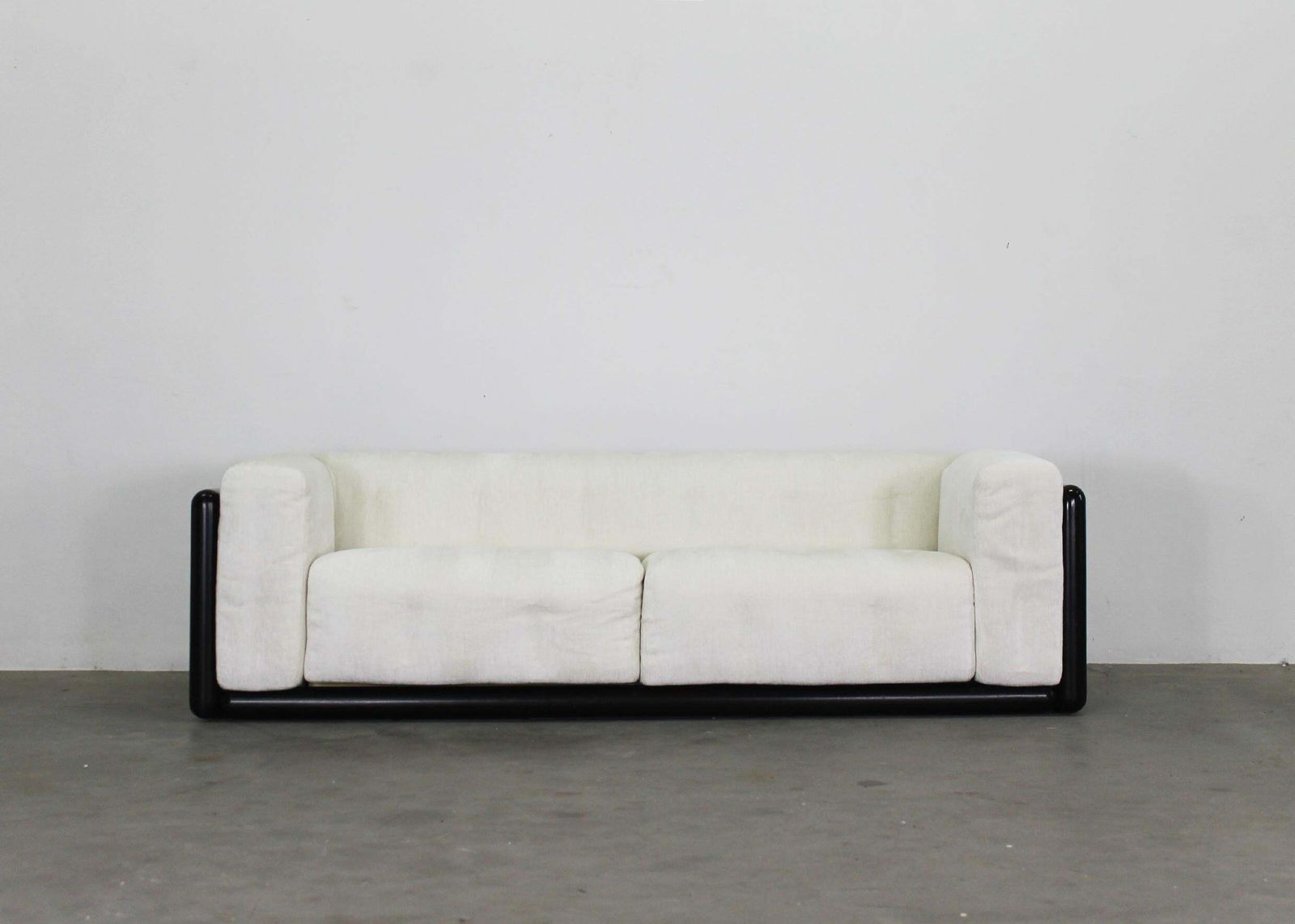 Carlo Scarpa Cornaro Living Room Set In Lacquered Wood And Fabric By Gavina 1970 photo buy