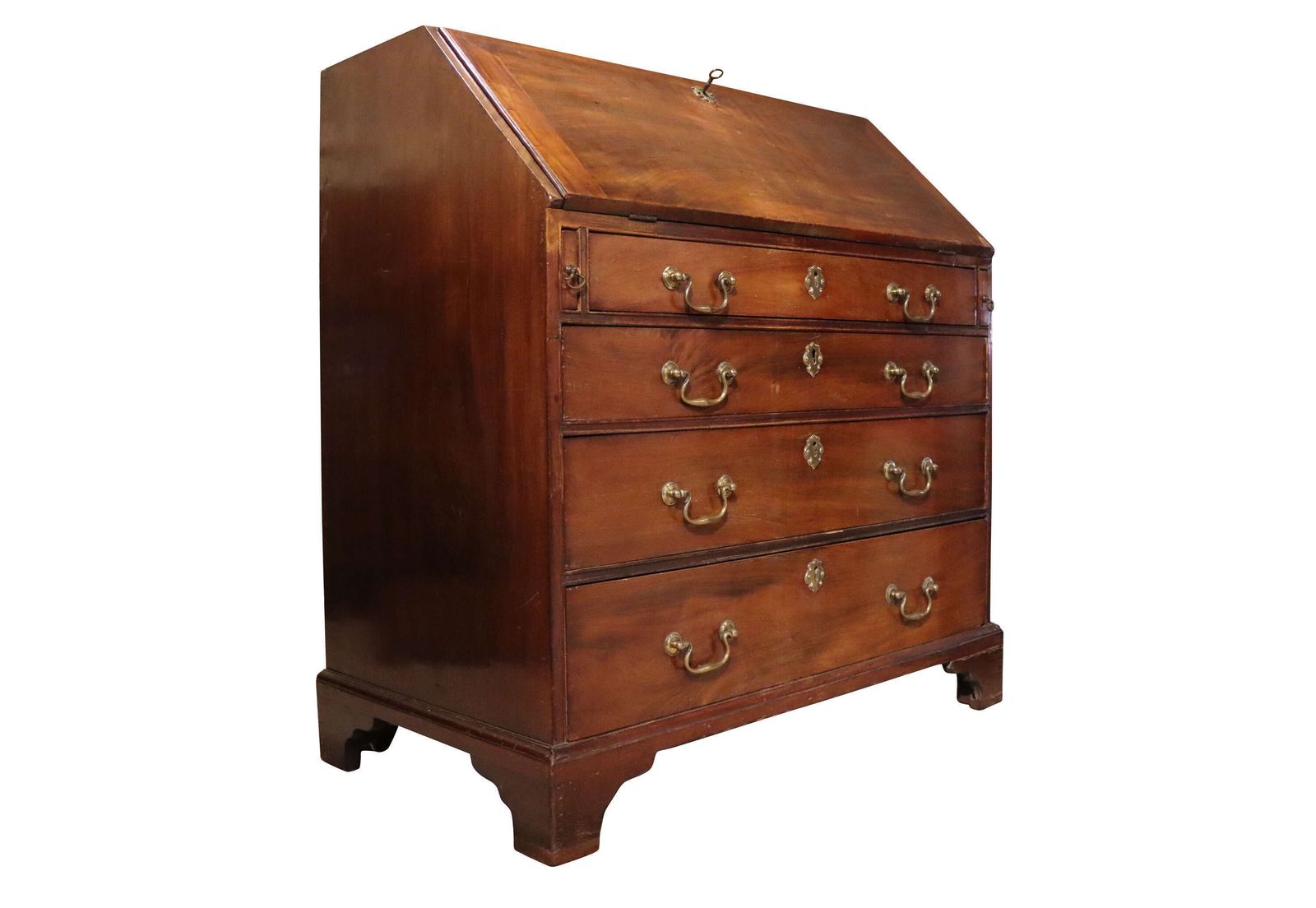 George III Mahogany Bureau, 1700s photo furniture