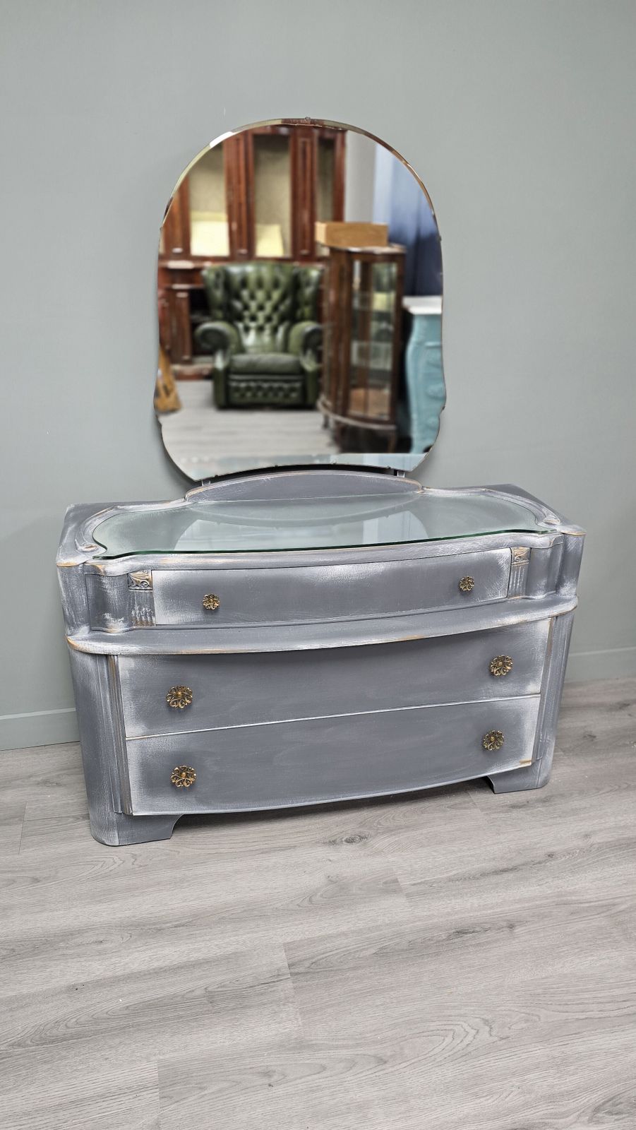 Chest Of Drawers With Mirror, Mid 20th Century photo furniture