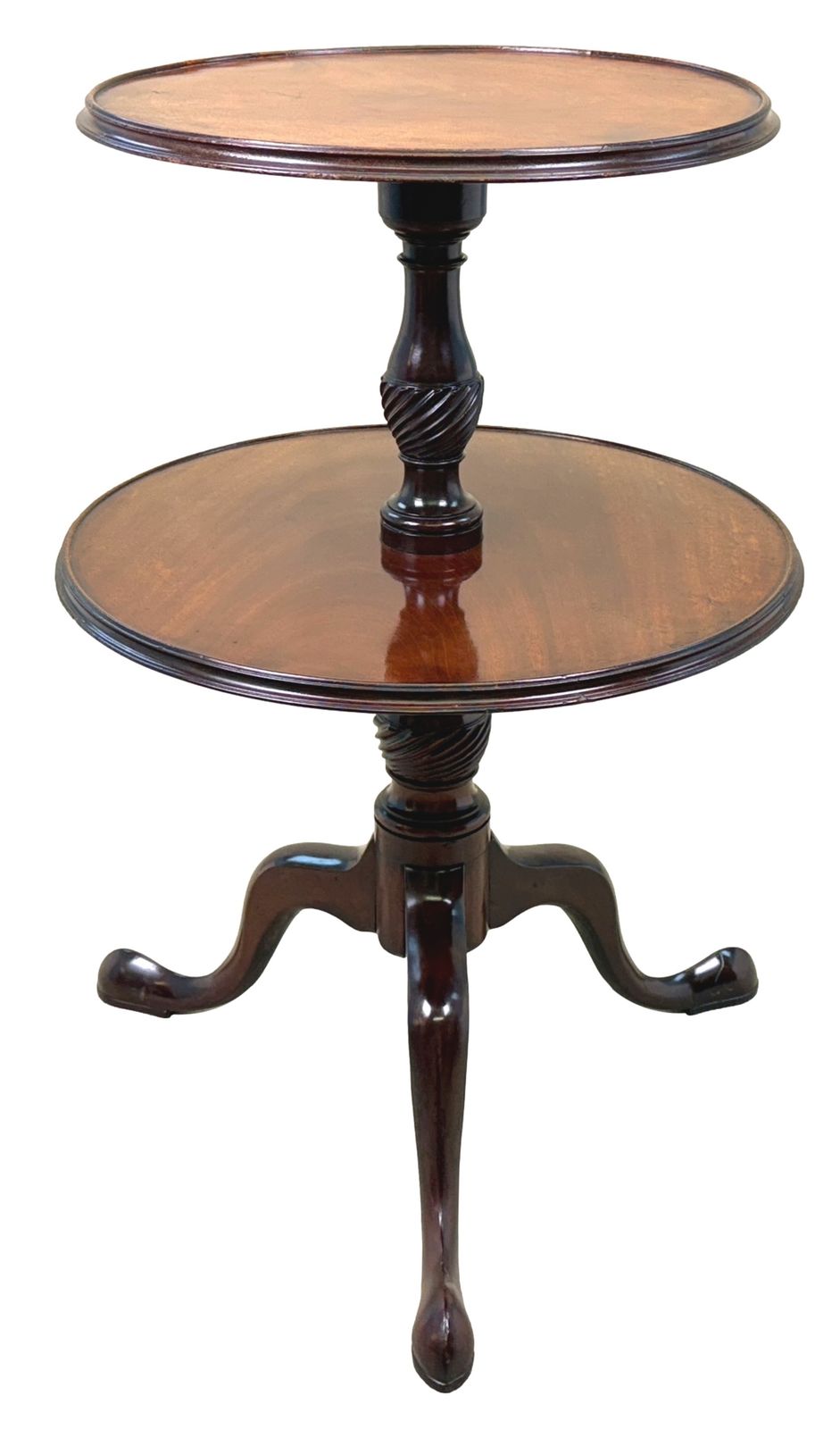 18th Century Georgian Two Tier Dumbwaiter (England, Circa 1760) photo vinterior