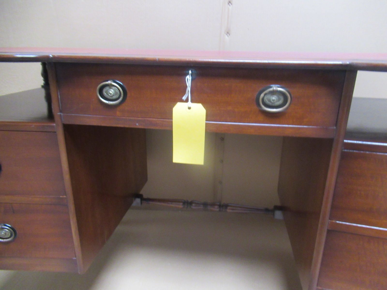 photo furniture Mahogany Knee Hole Desk, 1950s