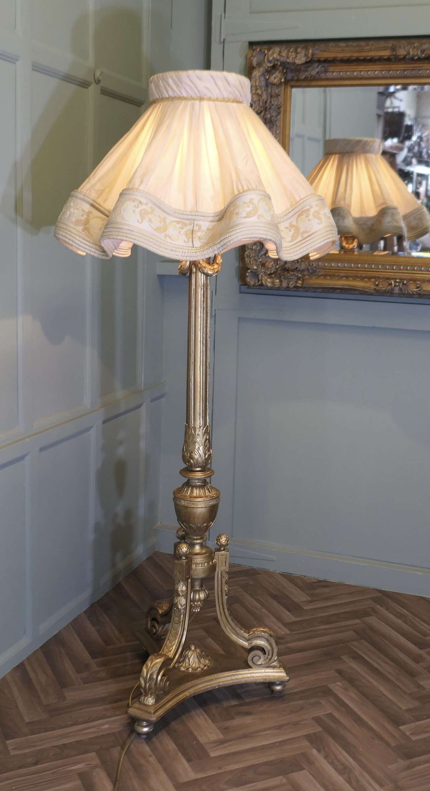 Carved French Boudoir Floor Lamp photo buy