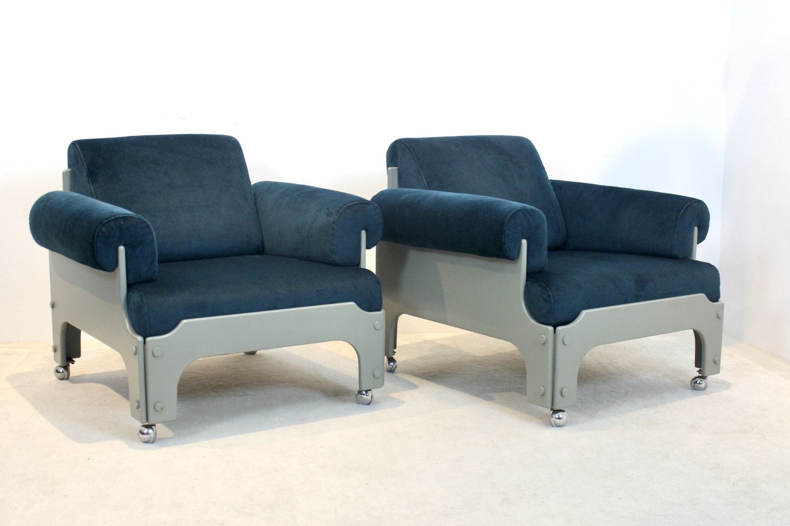 Jan Pieter Berghoef For Spectrum – Pair Of Sz 85 Lounge Chairs, 1968