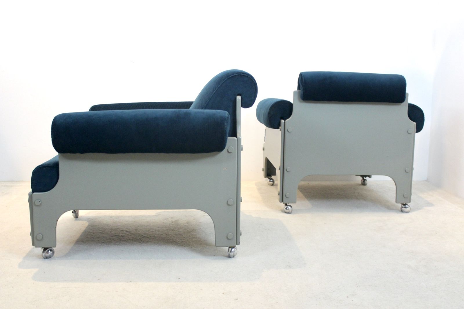 Jan Pieter Berghoef For Spectrum – Pair Of Sz 85 Lounge Chairs, 1968 photo vintage