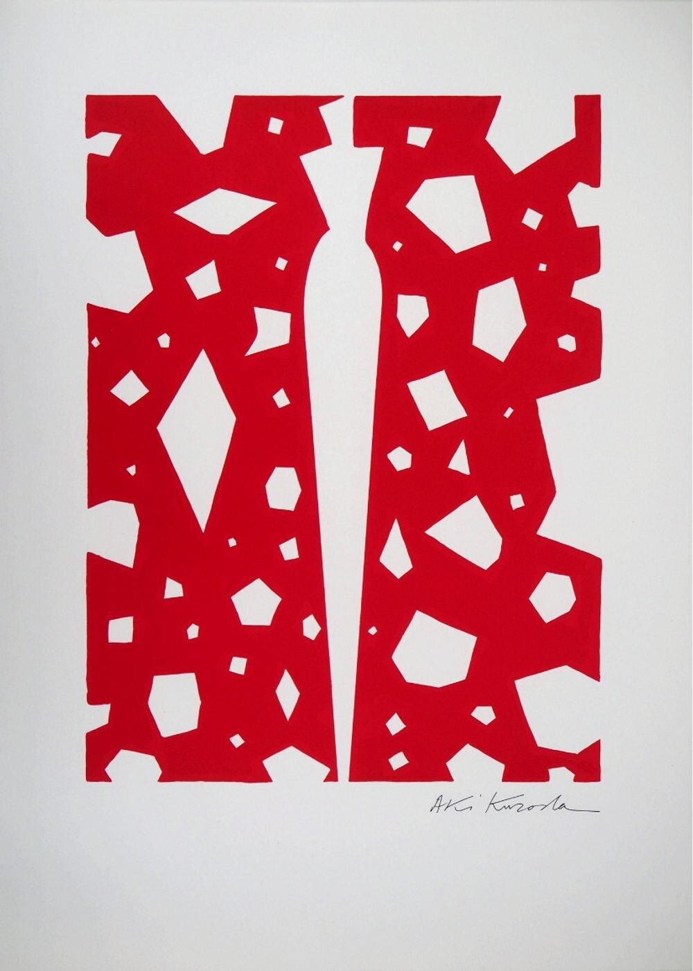 Aki Kuroda Mysterious Woman 1995 Lithograph On Paper Arches 1995 76x56 Cm