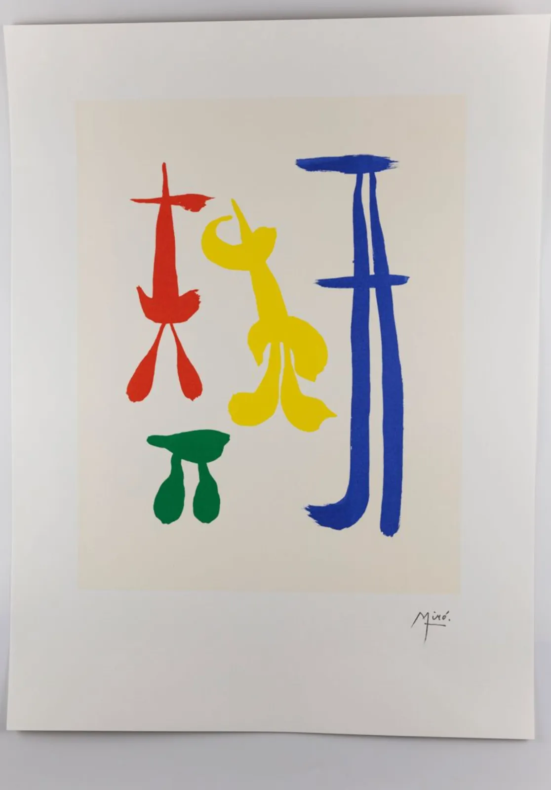 Joan Miro Lithography Reproduction