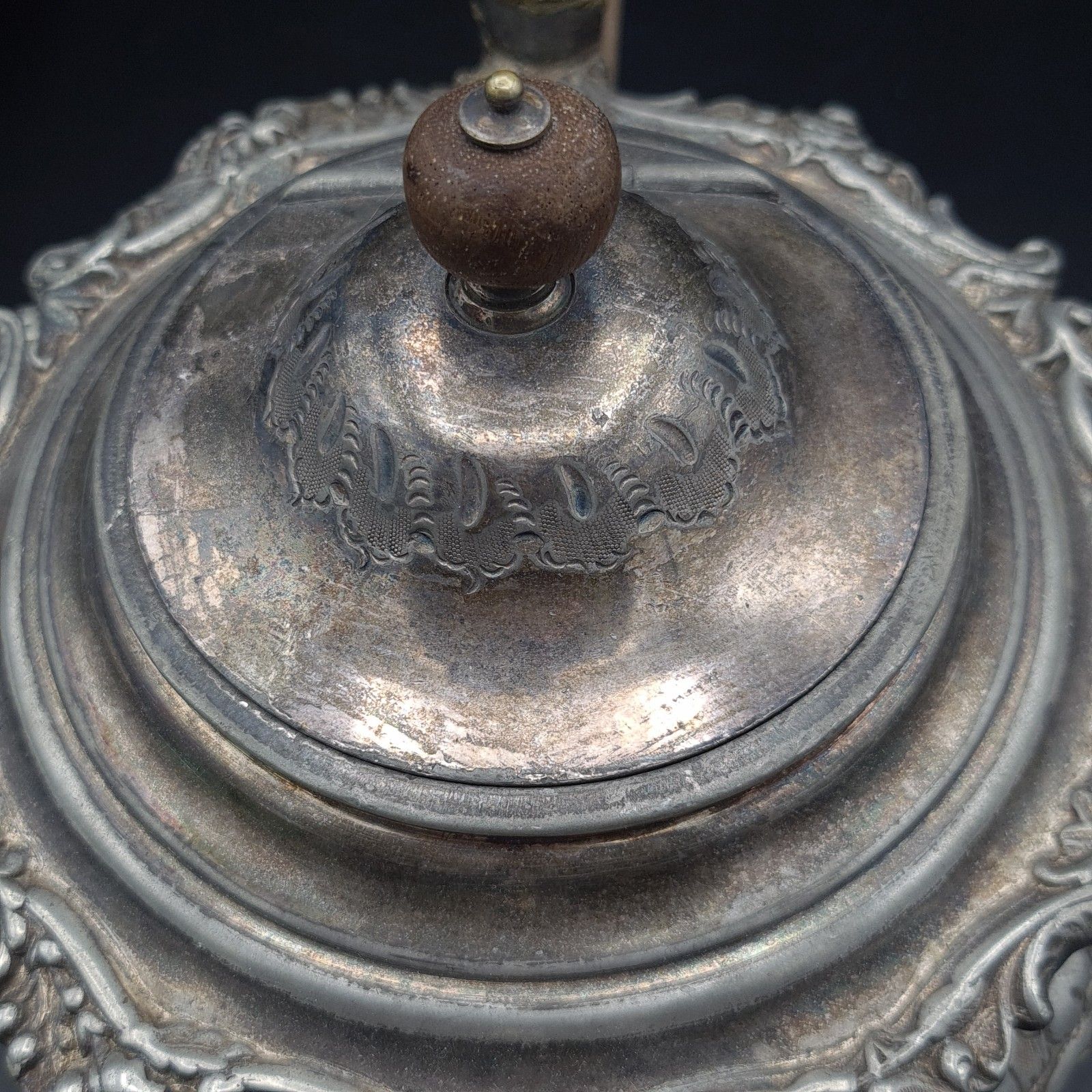 photo vintage Jd & Sons Antique Tea Set Silverplate Victorian Teapot Sugar Bowl & Tongs Jug