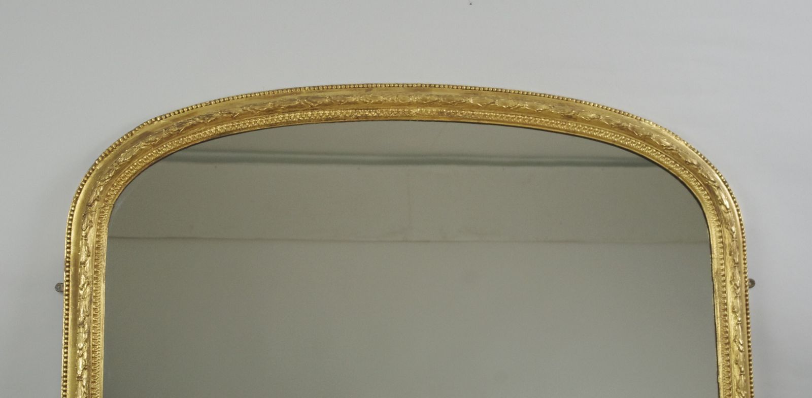 Victorian Gilt Large Arch Top Overmantle Mirror photo furniture