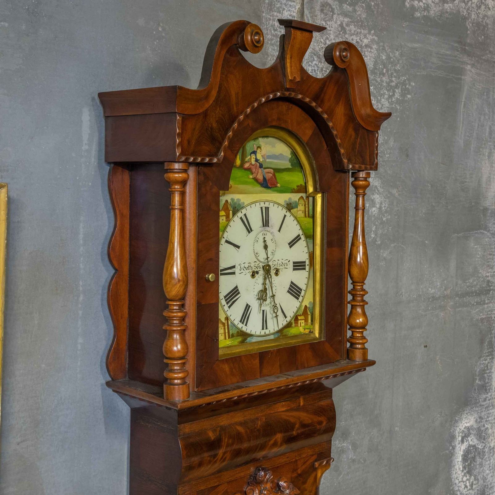 photo for sale Mahogany Long Case Clock
