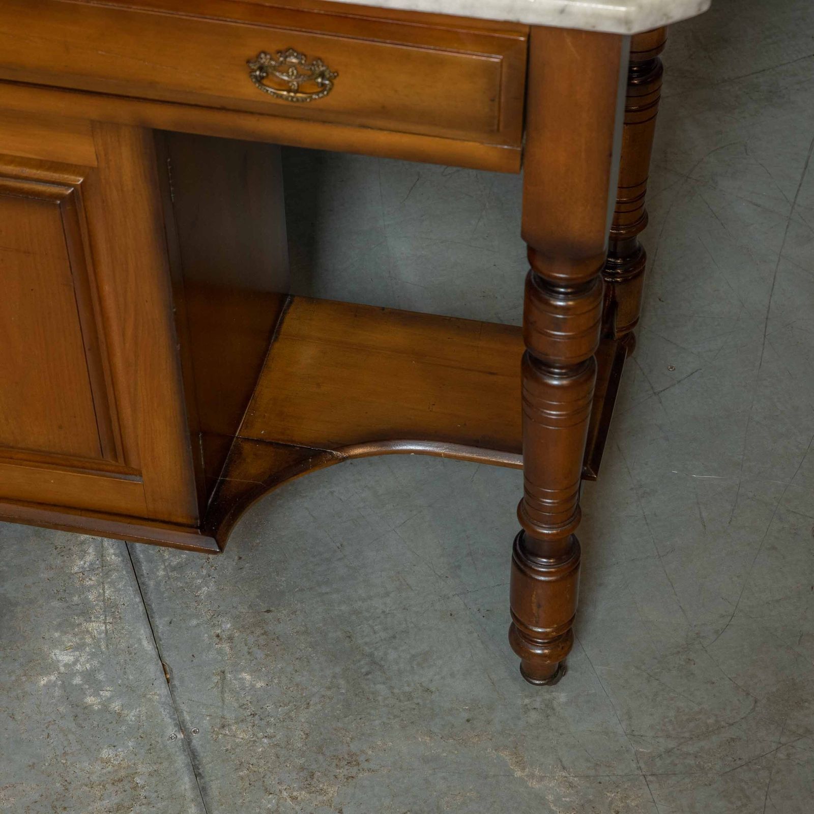 photo for sale Late Victorian Walnut Washstand