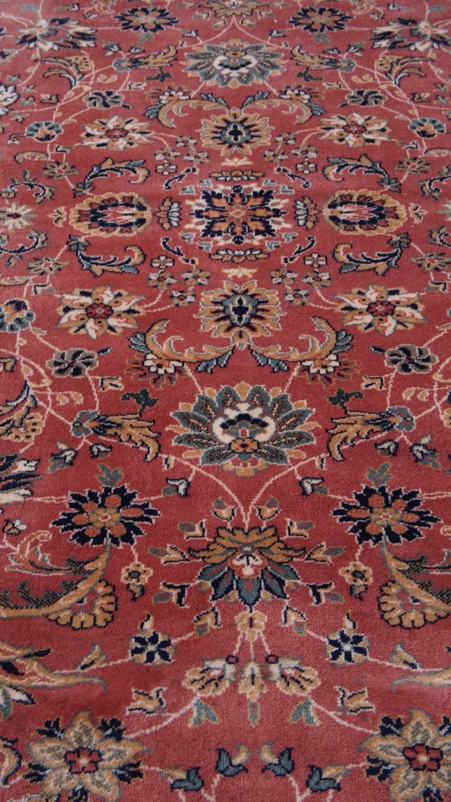 Large And Colorful Oriental Rug With Mainly Red And Pink Tones 345x250cm photo furniture