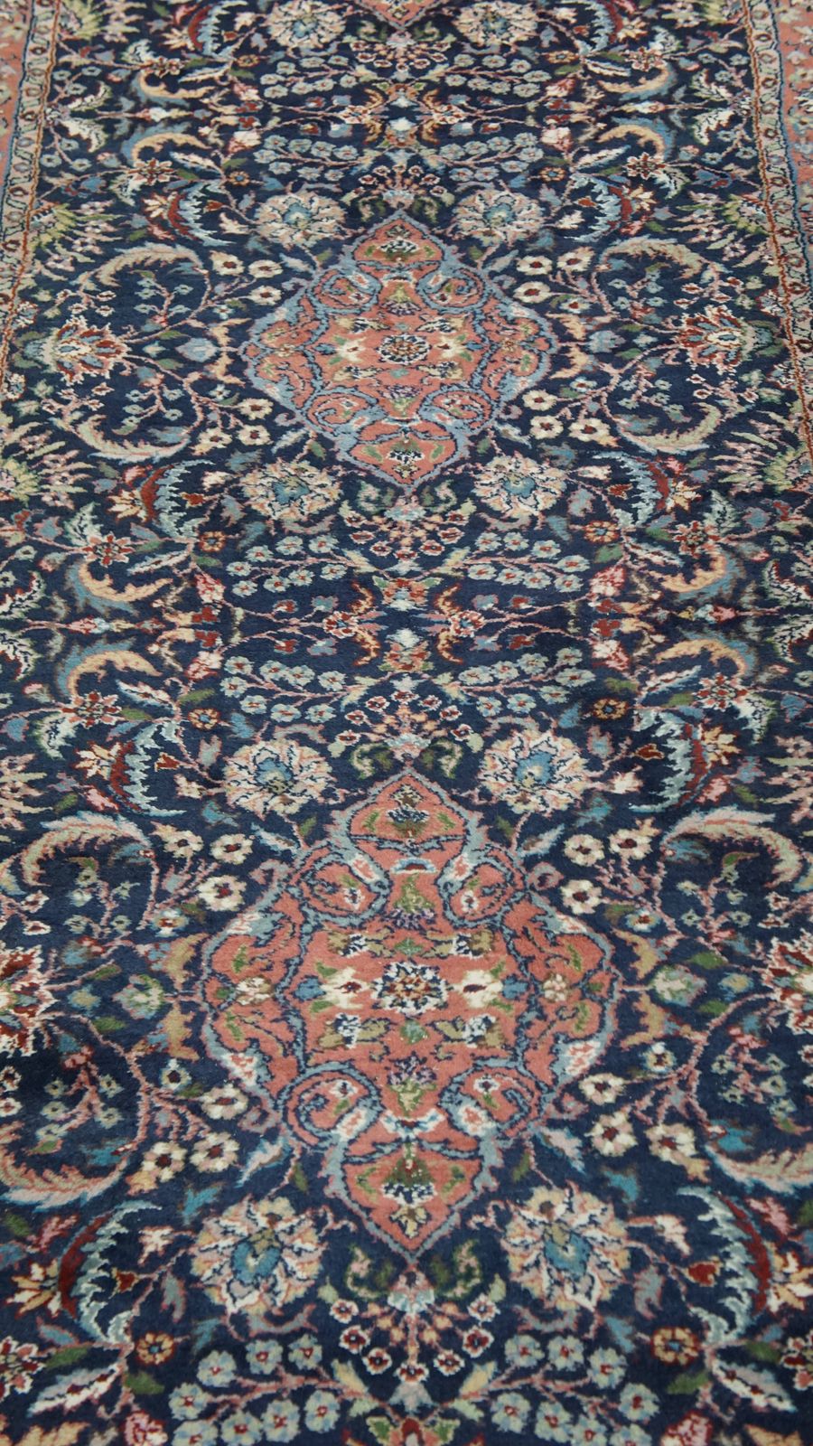 Voornamelijk Donkerblauwe Oosterse Loper Van 283 X 105 Cm Met Mooie Kleuren En Patronen photo furniture