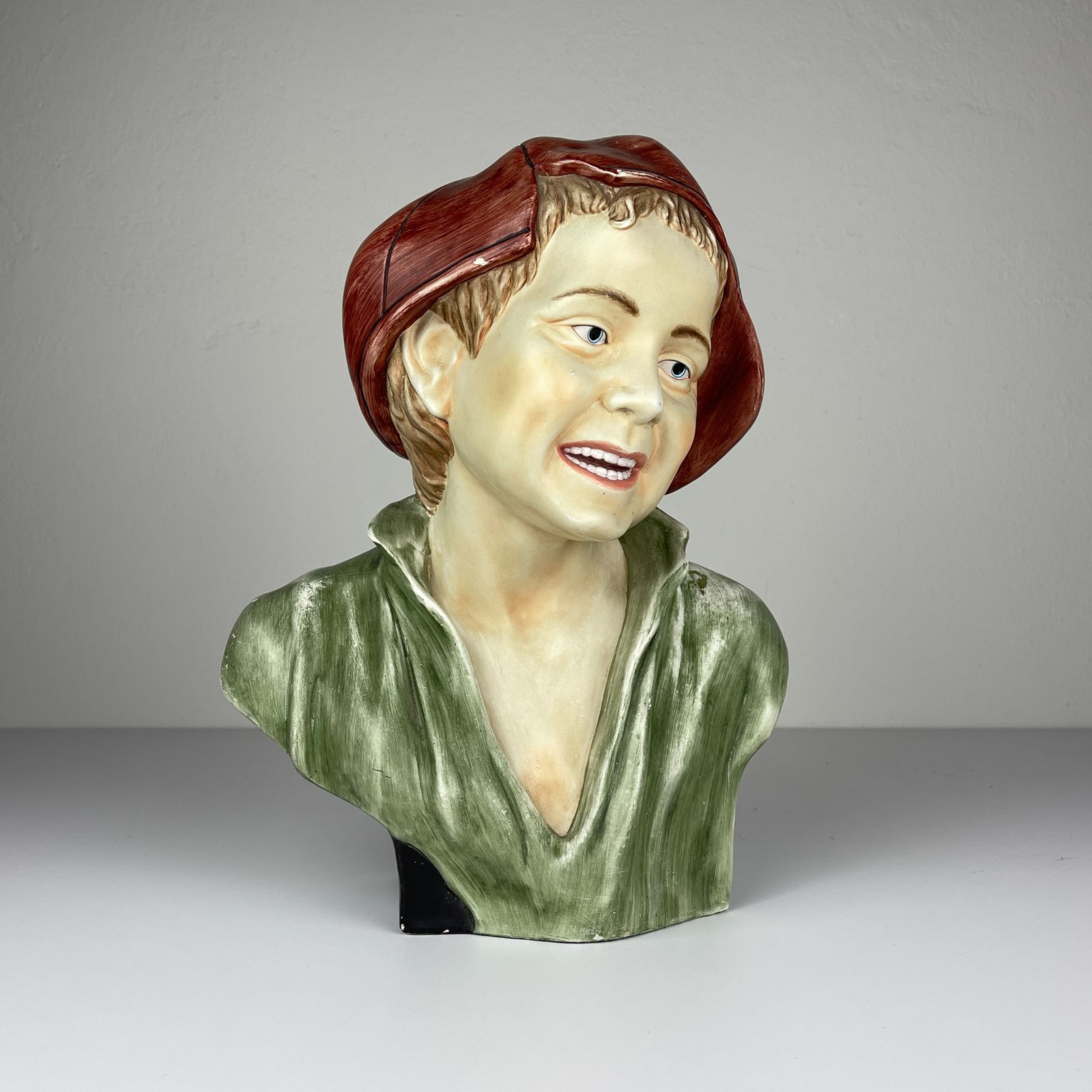 photo furniture Vintage Terracotta Bust Boy, Coimbra, Portugal 1960s