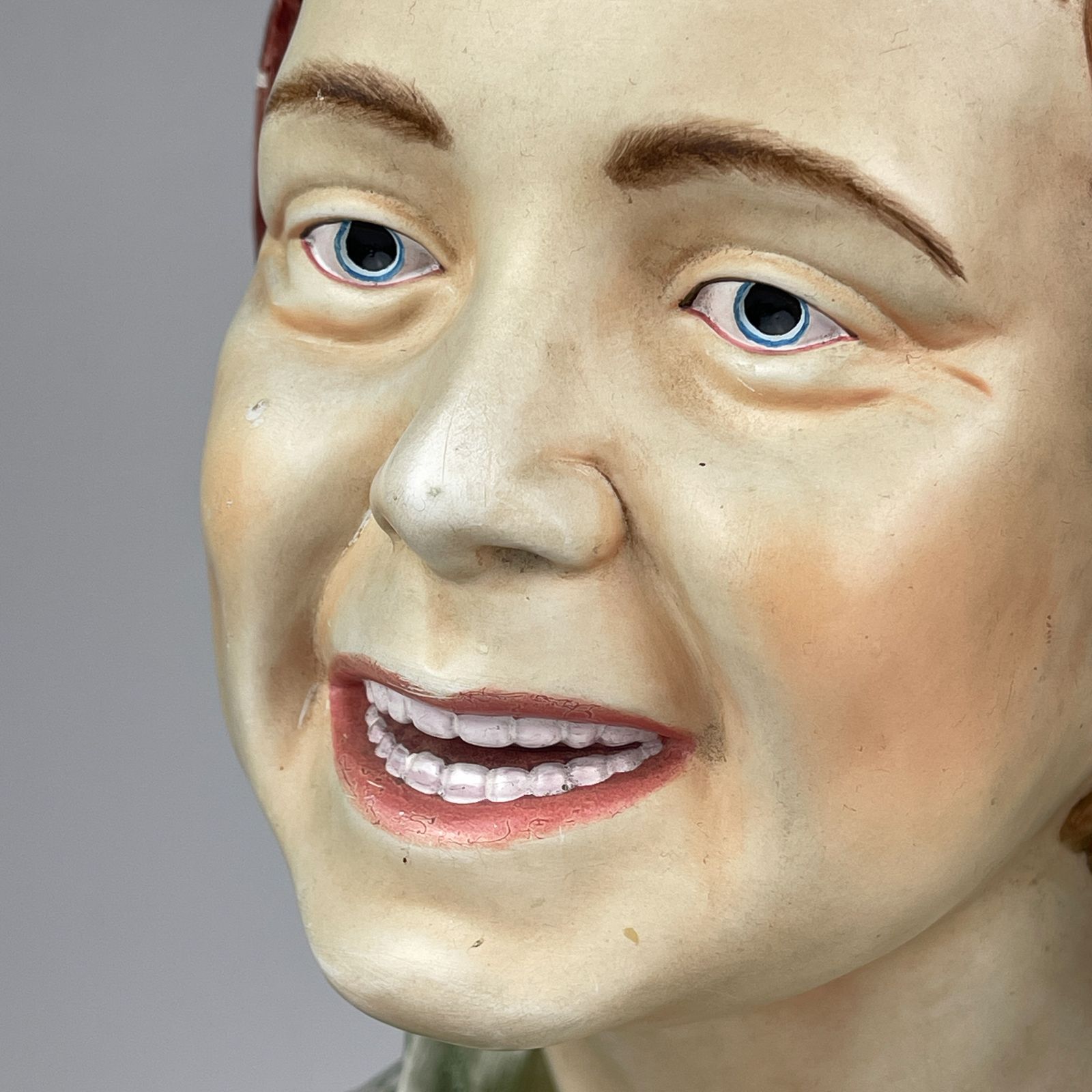 photo buy Vintage Terracotta Bust Boy, Coimbra, Portugal 1960s