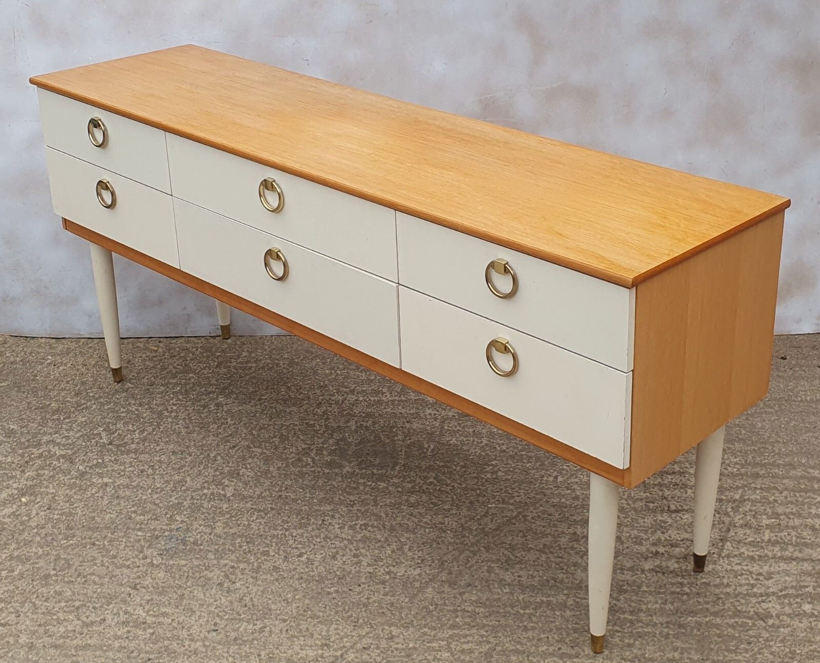 Vintage Retro Schreiber Teak Sideboard  / Chest Of Drawers photo for sale