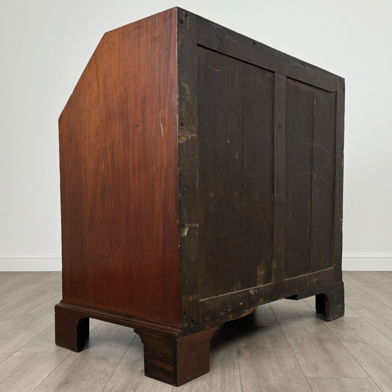 Antique 18th Century Fine Quality Bureau In Mahogany photo 625.0