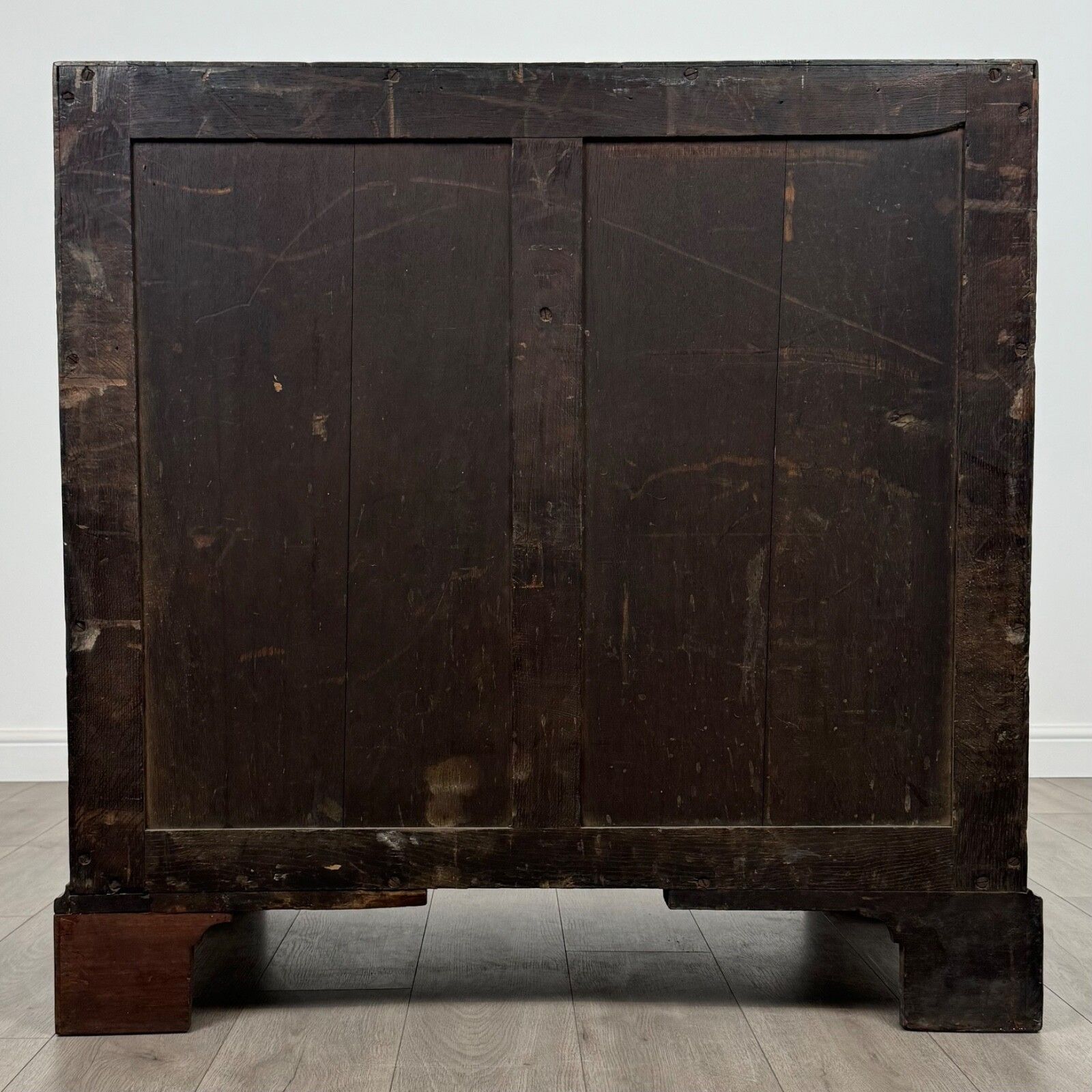 Antique 18th Century Fine Quality Bureau In Mahogany photo vinterior