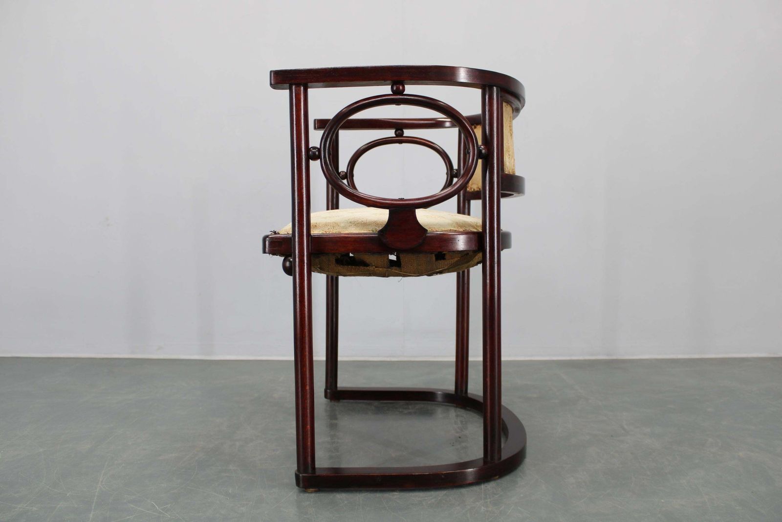 photo buy Josef Hoffmann Variation Of Art Nouveau "Fledermaus" Armchair By Fischel