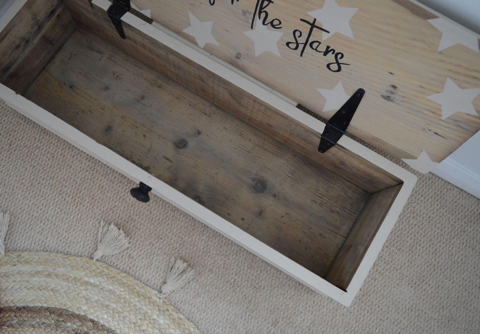 The Reach For The Stars Wooden Toy Box photo for sale