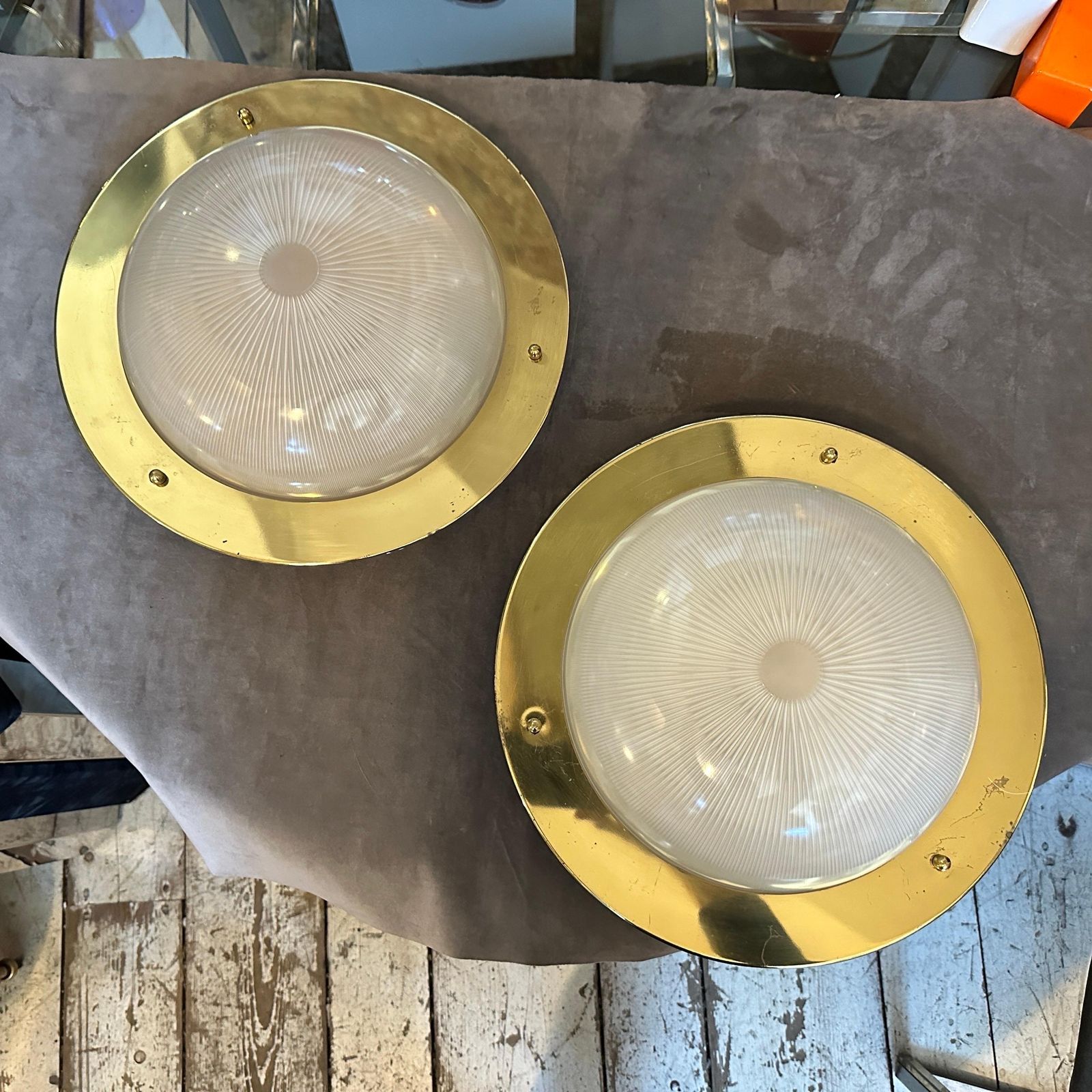 1960s Luigi Caccia Dominioni Style Mid Century Modern Italian Ceiling Lights photo Lighting