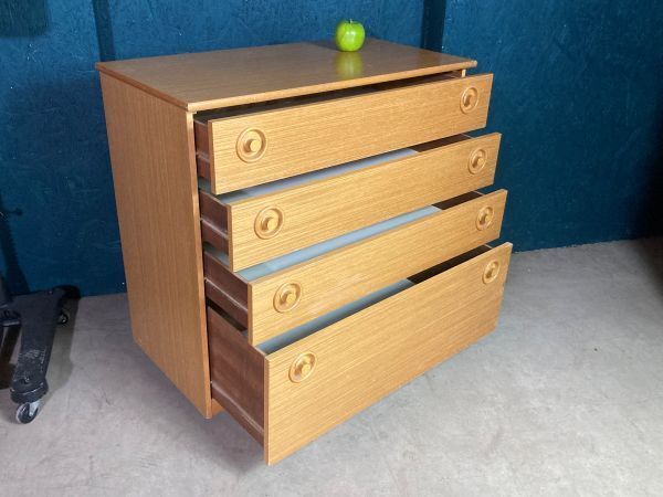 A Good Mid Century Teak Wardrobe photo furniture