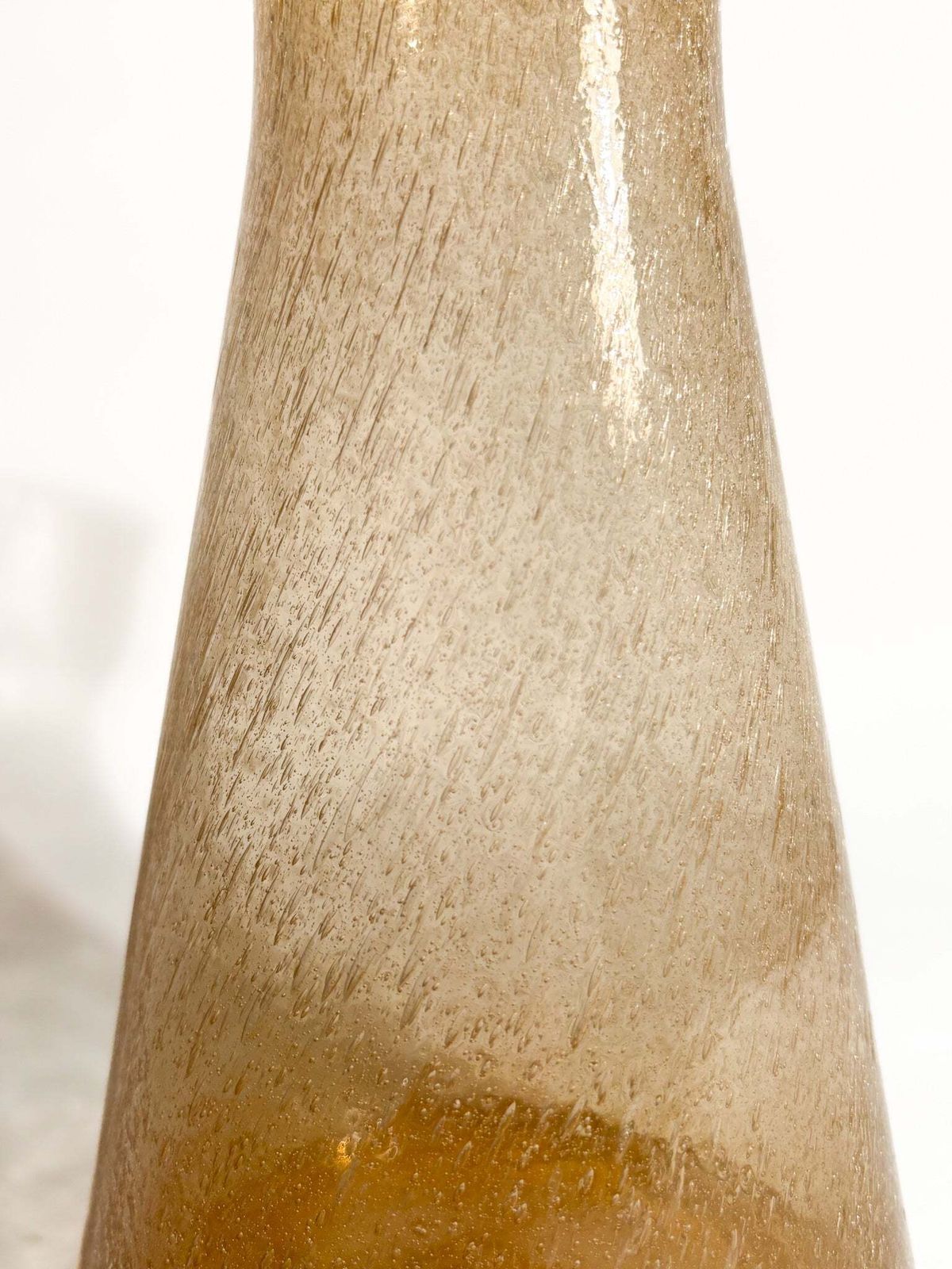 Murano Glass Carafe Vase Pulegoso By Archimede Seguso 1950s photo 303.0