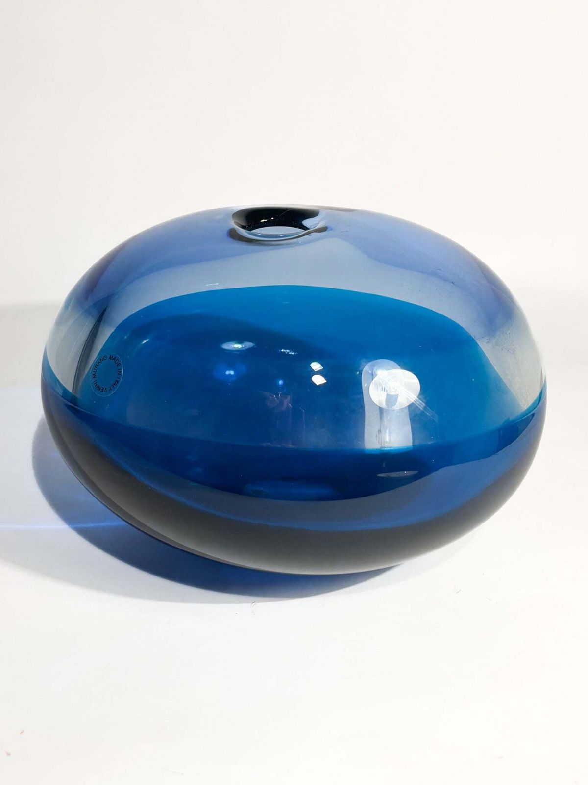 Kotilo Vase In Murano Glass By Timo Sarpaneva For Venini From 1994