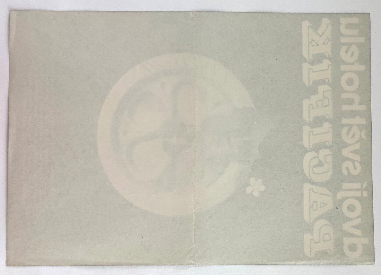 Original Film Poster, Behind The Scenes At Pacific Hotel, Zdeněk Ziegler, 1975, Genuine Czech Vintage Print photo vintage