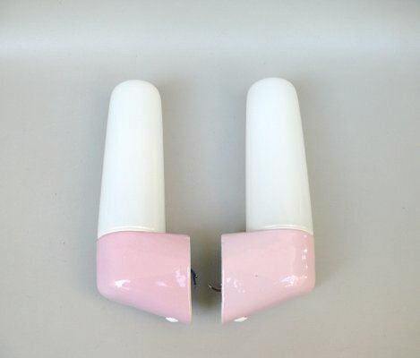 German Mirror Lights By Wilhelm Wagenfeld For Lindner, 1960s, Set Of 2